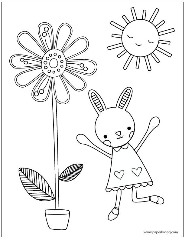 happybunny coloring pages - photo #22